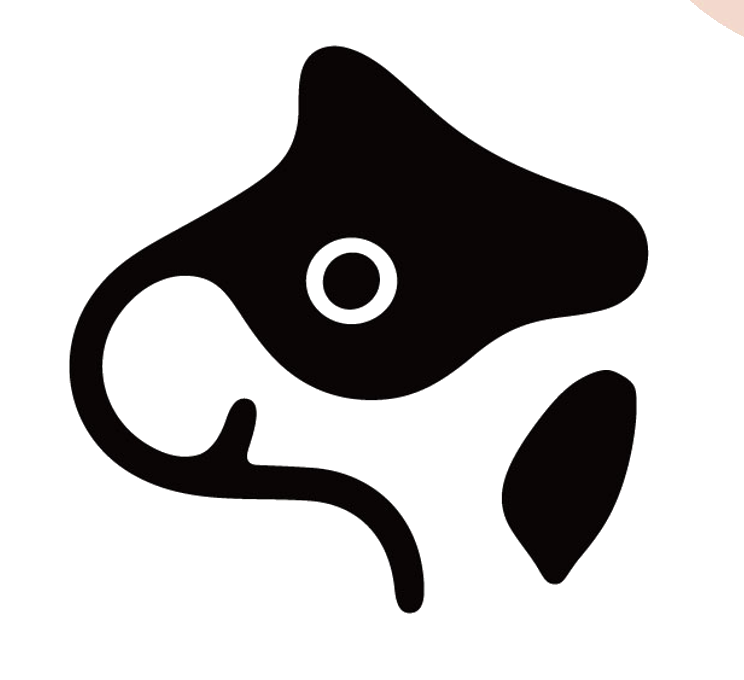 鮮乳坊牛頭 Logo
